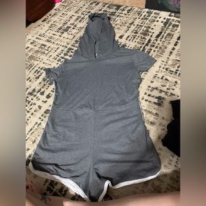 J for Justify pull on romper